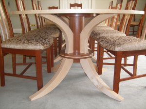 Duka Mahogany Boardroom Table 