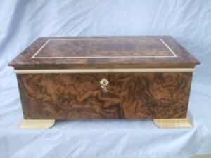 Front View of Jewellery Box