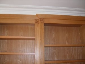 Oak Dresser with Burr Inlay